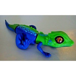 Zuru Robo Alive Robotic Lizard Realistic Running Green Blue‎ Kids Toy